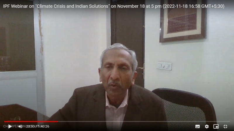Climate Crisis and Indian Solutions